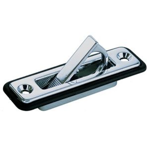 Perko Chrome Plated Zinc Flush Pull, 3/4in x 3-1/4in - 1221DP0CHR