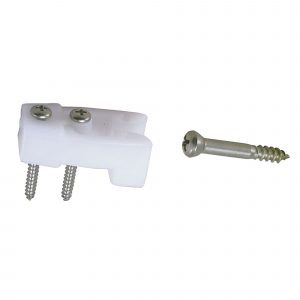 Perko White Polymer Door Catch - 0554DP