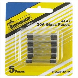 Bussmann MDL 20Amp Fuse 2/Pk MDL-20-R