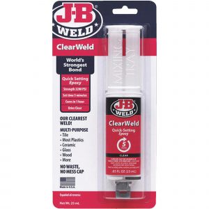 JB Weld  25Ml Clr Weld Epoxy Syrng 50112