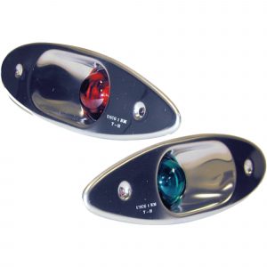 TH Marine Shark Eye Navigation Lights, Pair - SEL-1-DP