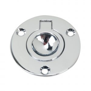Perko Chrome Plated Zinc Flush Ring Pull, 1-5/8in - 1232DP2CHR
