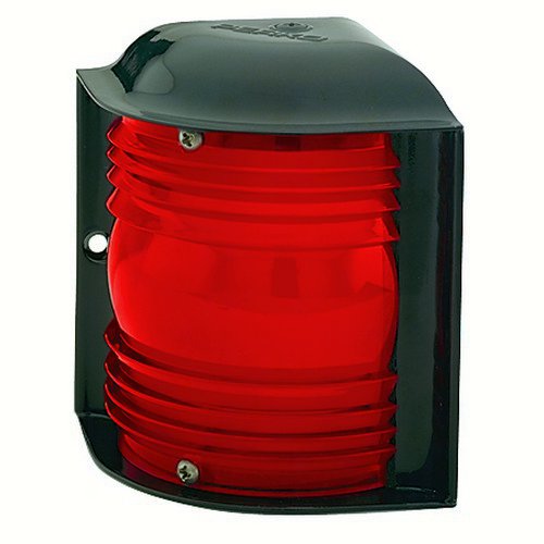 Perko Black Polymer Red Side Light - 0109R00BLK