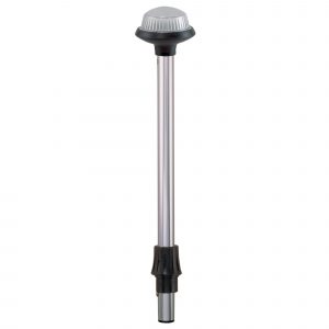 Perko 42in White All Round Pole Light, Coastal Series - 1460DP5CHR