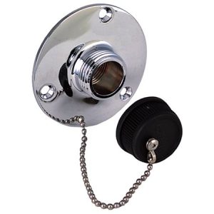 Perko Chrome Plated Bronze Water Outlet Fitting, 2-3/4in - 0504DP0CHR