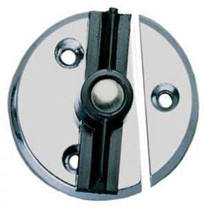 Perko Chrome Plated Zinc Door Button, 1-3/4in - 1216DP0CHR