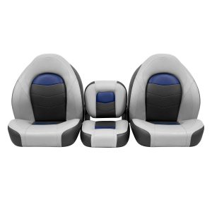 Wise 3317 Pro Angler Tour Bass Bucket & 14 Center Seat Set BLU