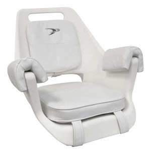 Wise 8WD007 Deluxe Pilot Chair w Armrests White 1