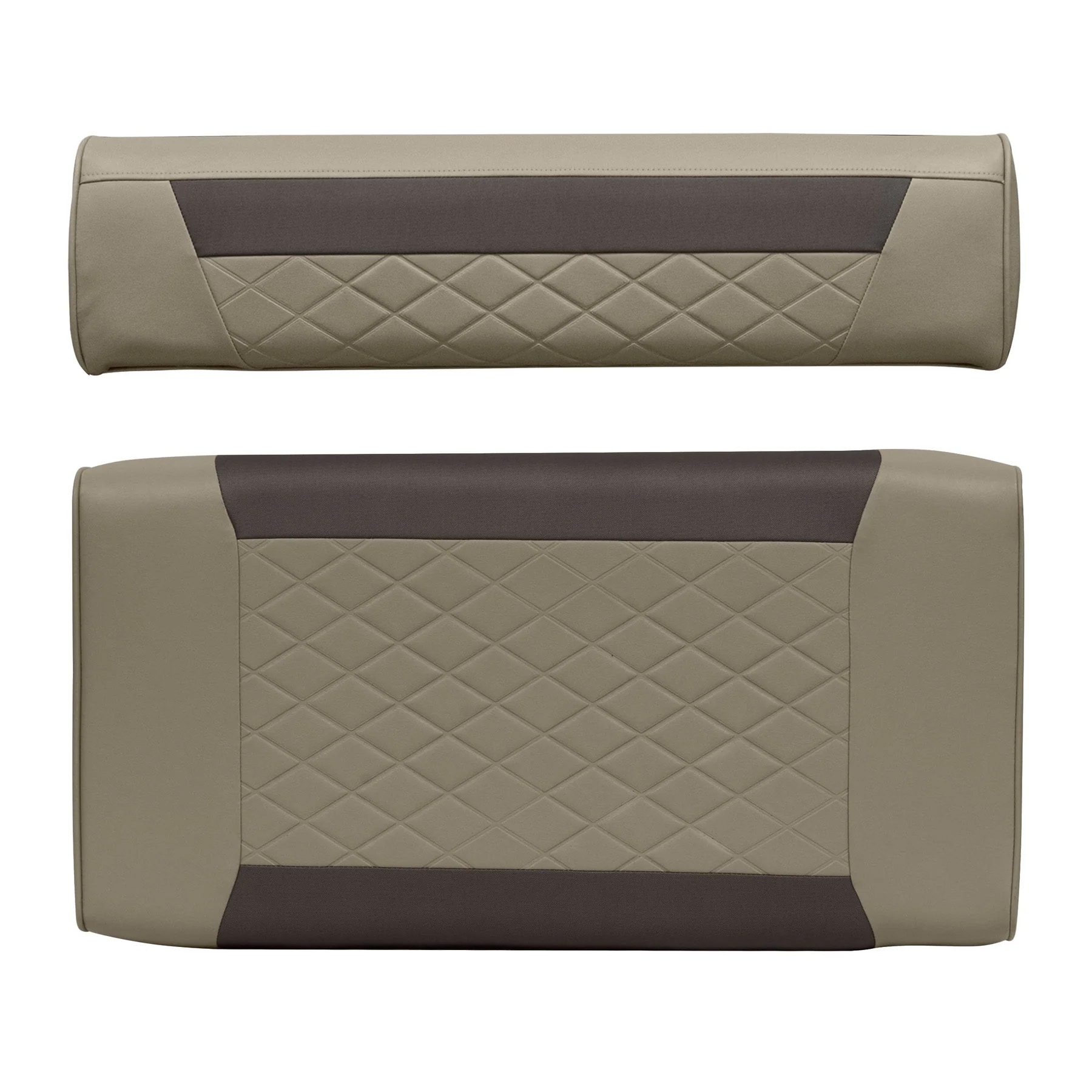 Wise 8WD156-BS 70 Qt / 62 Qt Swingback Cooler Back Rest & Seat Cushion Set | Color — Neutral • Meteor - Image 2