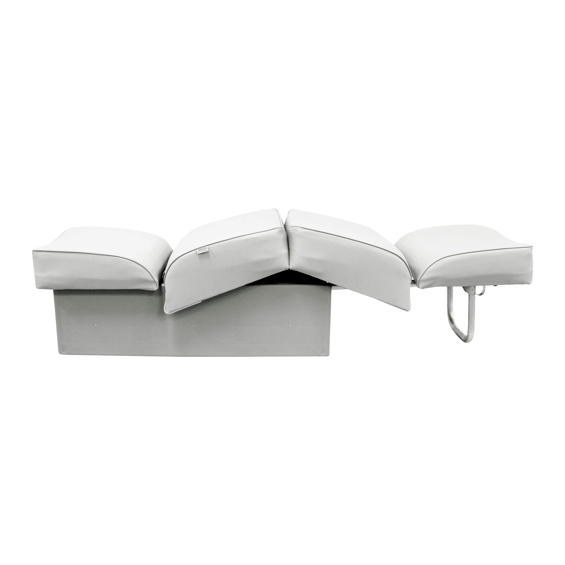 Wise 8WD707P-1 Deluxe Series Back-to-Back Lounge Seat | White - Image 5