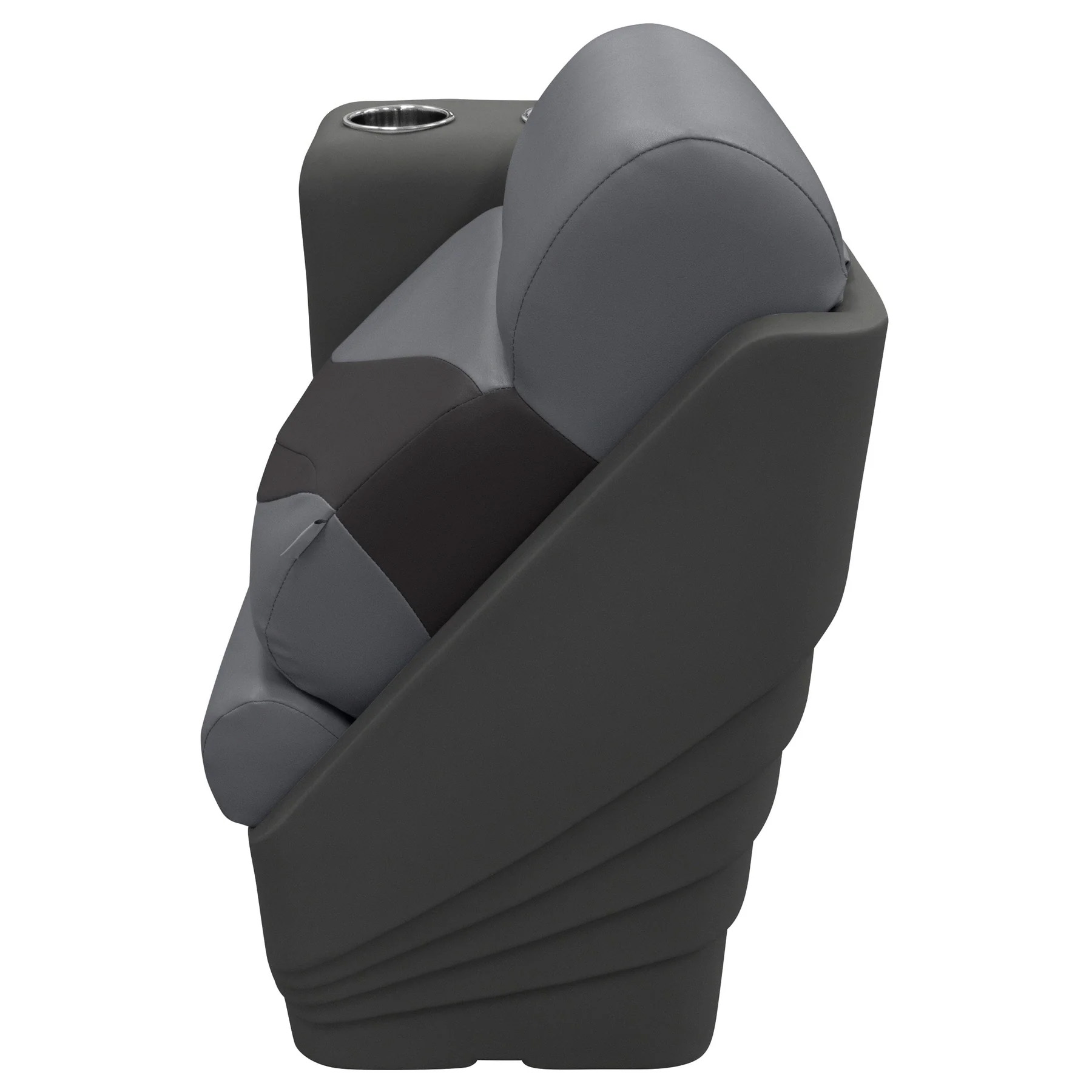 Wise BM13006L Premier Pontoon Lean Back Recliner - Left | Color — Slate • Dark Neutral - Image 4