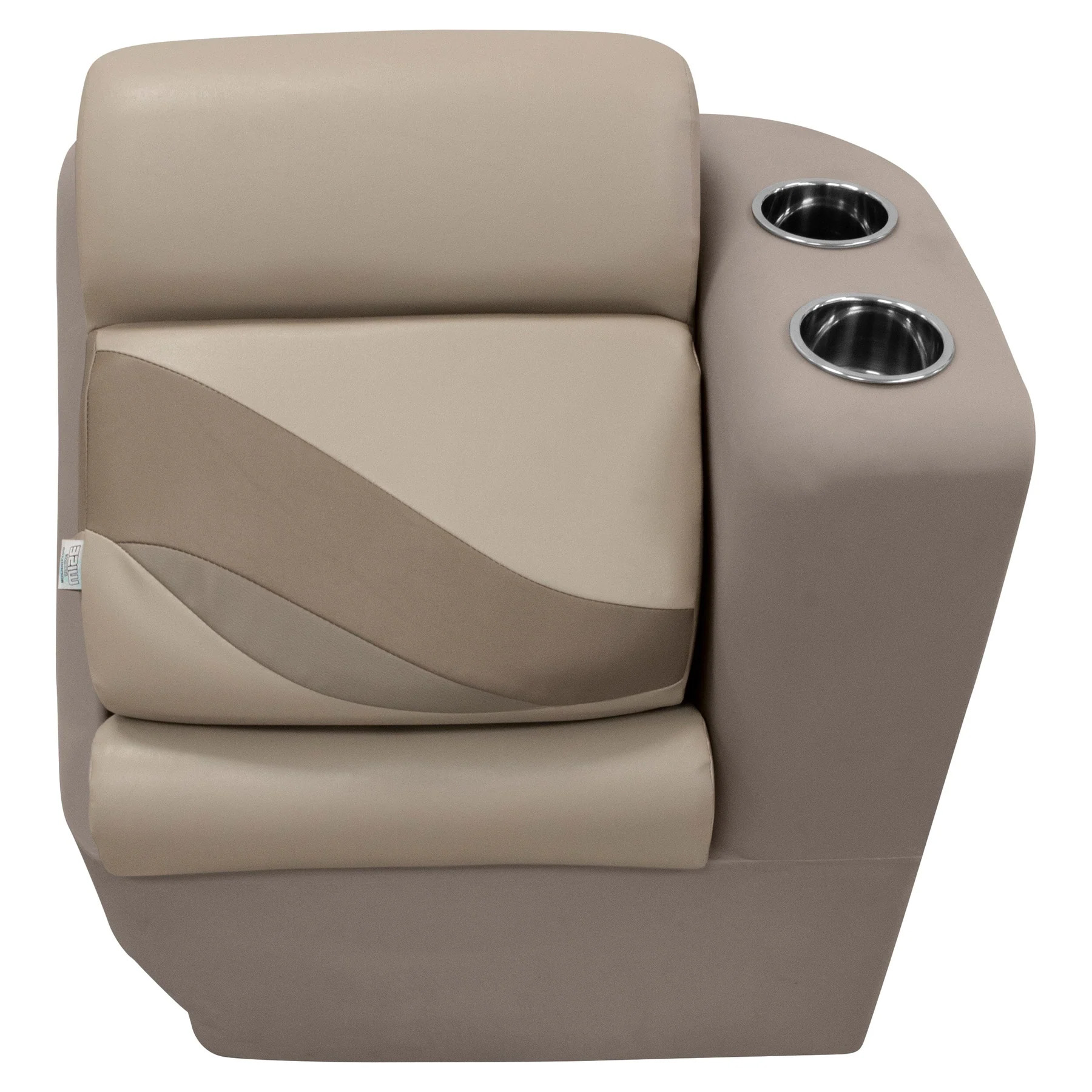 Wise BM13006R Premier Pontoon Lean Back Recliner - Right | Color — Mocha Java • Mushroom • Café - Image 3