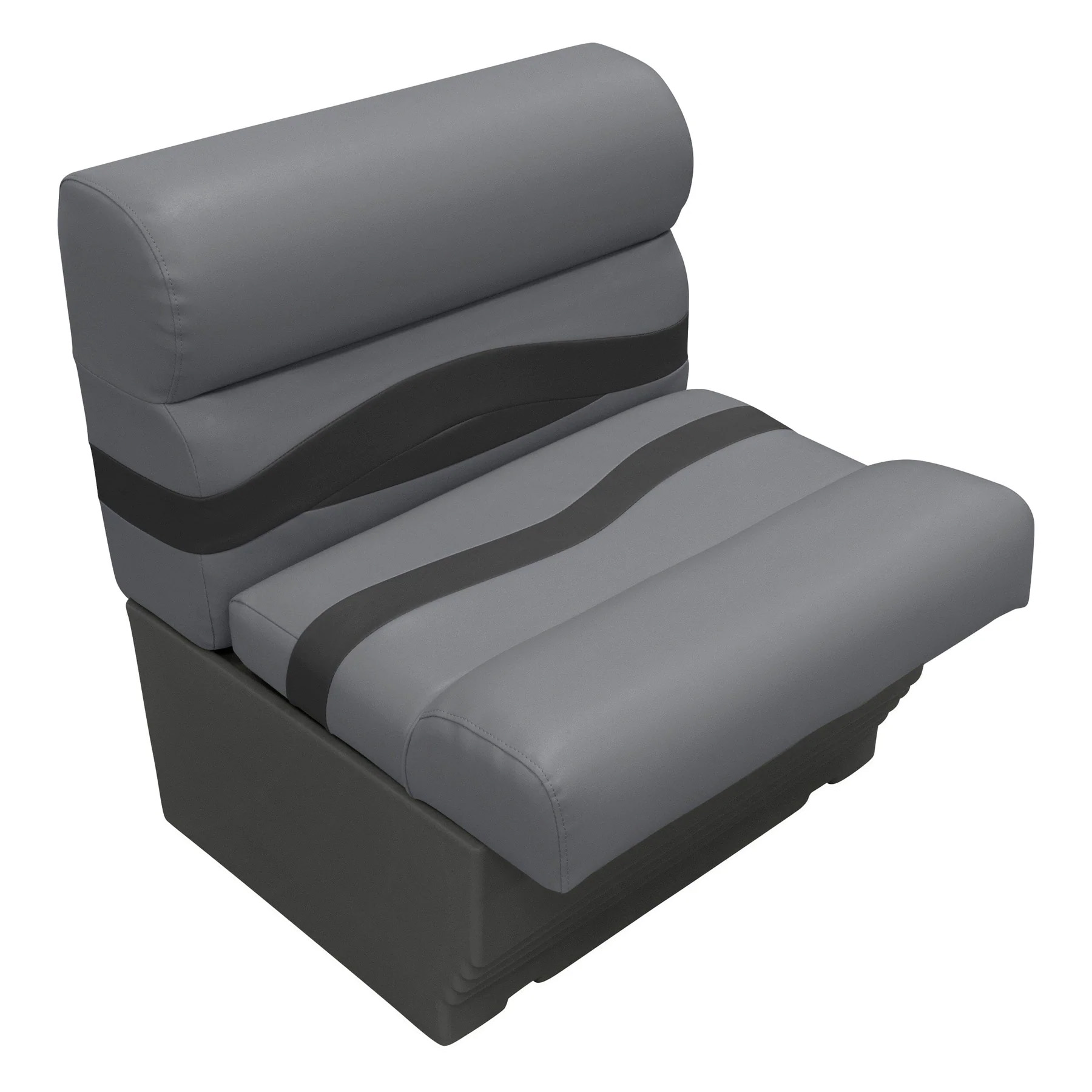 Wise Premier Pontoon 27 Bench - Cushion & Base Set DARK