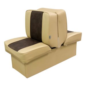 Wise 8WD707P-1 Deluxe Series Back to Back Lounge Seat Sand • Brown