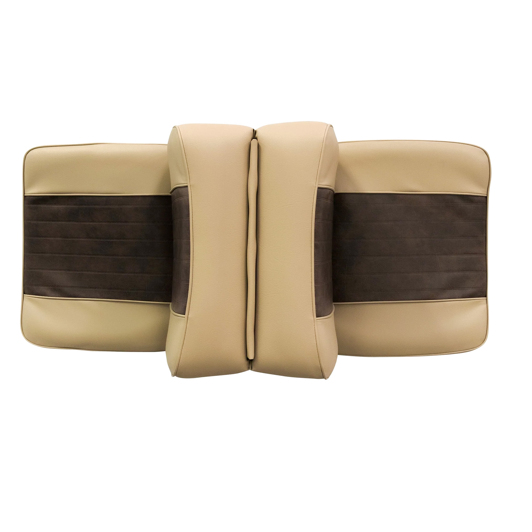 Wise 8WD707P-1 Deluxe Series Back to Back Lounge Seat | Two Tone Colors: Sand • Brown - Image 3