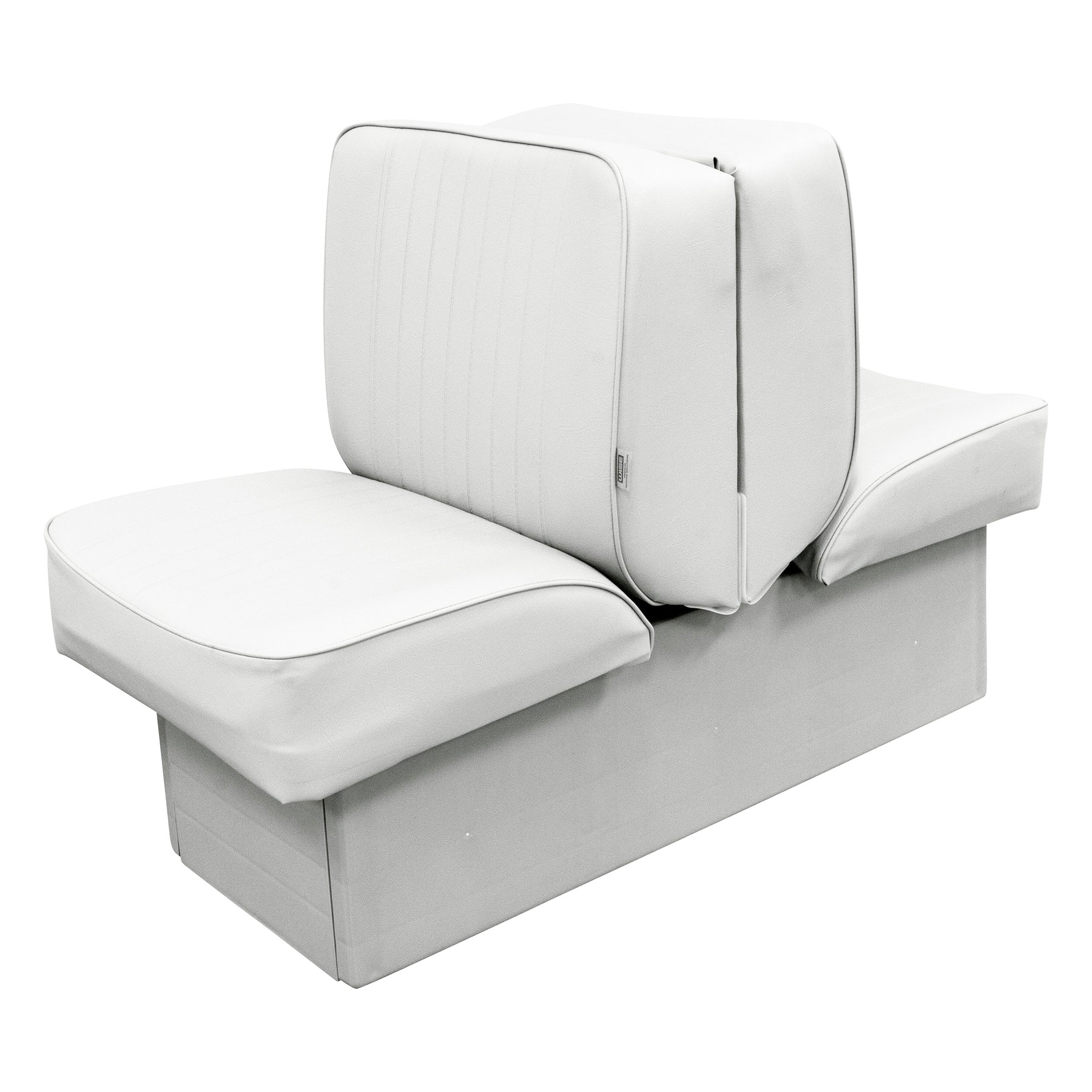 Wise 8WD707P-1 Deluxe Series Back-to-Back Lounge Seat Solid Color White
