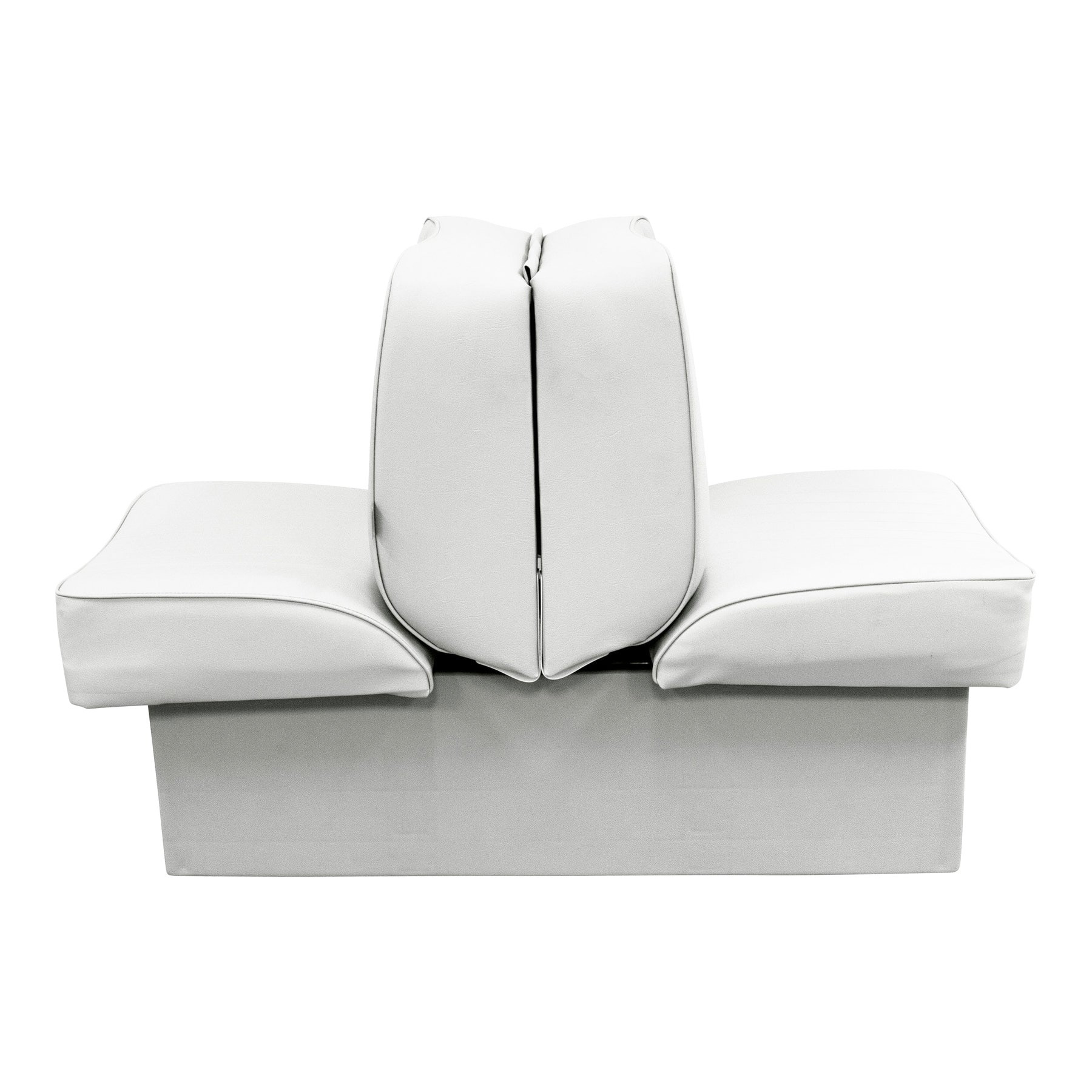 Wise 8WD707P-1 Deluxe Series Back-to-Back Lounge Seat | Solid Color: White - Image 4