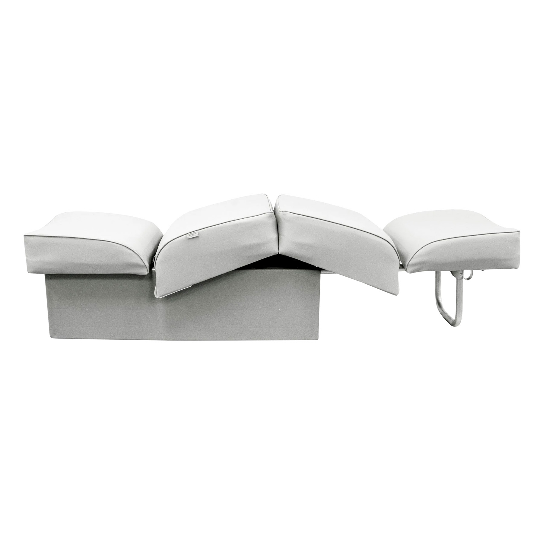 Wise 8WD707P-1 Deluxe Series Back-to-Back Lounge Seat | Solid Color: White - Image 6